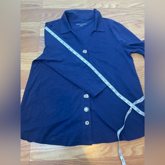 soft surroundings Danielle 3/4 Sleeve Tunic size L - Picture 10 of 11